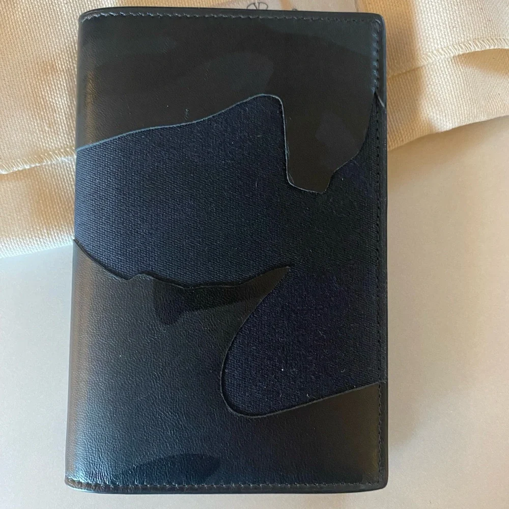 Valentino Camouflage Leather Passport Holder